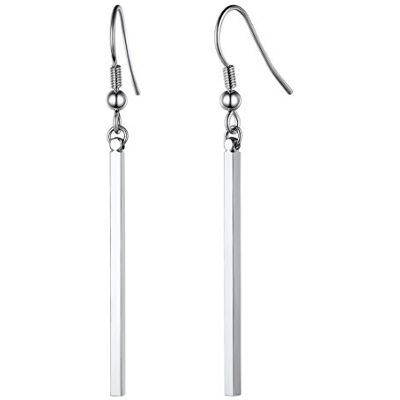 FindChic Oorbellen met lange staaf, oorbellen van roestvrij staal, verguld, hypoallergeen, met staafjes voor vrouwen, meisjes, eenvoudige rechte oorbellen in ringvorm, klassieke lange oorbellen met FindChic Oorbellen met lange staaf, oorbellen van roestvrij staal, verguld, hypoallergeen, met staafjes voor vrouwen, meisjes, eenvoudige rechte oorbellen in ringvorm, klassieke lange oorbellen met