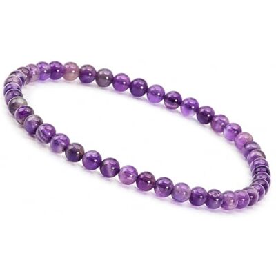 Unique Discrete edelsteenarmband voor dames, chakra-kralen, boeddhistische bescherming, 4 mm diameter Unique Discrete edelsteenarmband voor dames, chakra-kralen, boeddhistische bescherming, 4 mm diameter