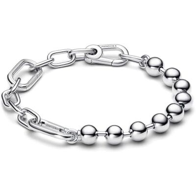 PANDORA ME metalen kralen en kogelketting van sterling zilver, compatibel ME, maat: 20cm, 592793C00-4 PANDORA ME metalen kralen en kogelketting van sterling zilver, compatibel ME, maat: 20cm, 592793C00-4