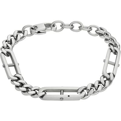 Fossil Heritage Herenarmband van roestvrij staal met karabijnsluiting of vouwsluiting Fossil Heritage Herenarmband van roestvrij staal met karabijnsluiting of vouwsluiting