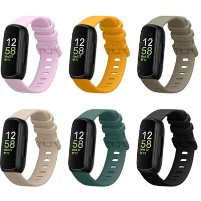 kwmobile Armband compatibel met Fitbit Inspire 3 / Inspire 2 / Ace 3 armband set van 6 reservebandjes van siliconen voor fitnesstracker meerkleurig kwmobile Armband compatibel met Fitbit Inspire 3 / Inspire 2 / Ace 3 armband set van 6 reservebandjes van siliconen voor fitnesstracker meerkleurig