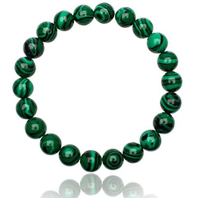 Unique Malachiet Chakra-armband voor dames en heren, natuurstenen kralenarmband, 8 mm, helende stenen, yoga en meditatie Unique Malachiet Chakra-armband voor dames en heren, natuurstenen kralenarmband, 8 mm, helende stenen, yoga en meditatie