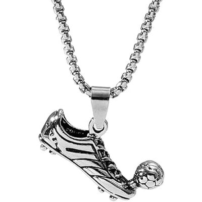 DUTACK Southbankstore Hip Hop Voetbal Schoen Hanger Punk Schoen Halsketting voor Jongen, Zink DUTACK Southbankstore Hip Hop Voetbal Schoen Hanger Punk Schoen Halsketting voor Jongen, Zink