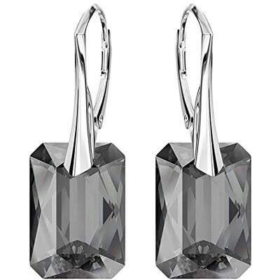 MŚ 1997 MENNICA ŚWIDNICKA 925 zilveren clip-oorbellen voor dames met kristallen, oorbellen van 925 zilver, sieraden voor vrouwen en meisjes, ideaal cadeau, medium, zilver, kristal MŚ 1997 MENNICA ŚWIDNICKA 925 zilveren clip-oorbellen voor dames met kristallen, oorbellen van 925 zilver, sieraden voor vrouwen en meisjes, ideaal cadeau, medium, zilver, kristal