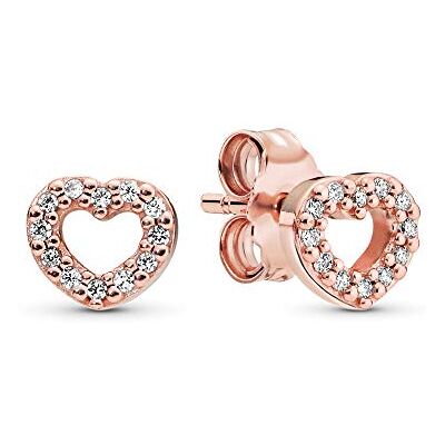 PANDORA Roze oorstekers hart met zirkonia 280528CZ PANDORA Roze oorstekers hart met zirkonia 280528CZ