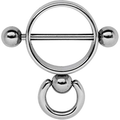 Modern Nature Piercing-Schmuck Moderne natuur stalen borstpiercing, Roestvrij staal Modern Nature Piercing-Schmuck Moderne natuur stalen borstpiercing, Roestvrij staal
