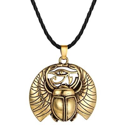 DUTACK Ankh Horus Ankh Horus Ankh Horus Ankh Horus Oog Hanger Ketting met Horus Oog Hanger Ketting voor Vrouwen 45+5 cm Zink, Amber DUTACK Ankh Horus Ankh Horus Ankh Horus Ankh Horus Oog Hanger Ketting met Horus Oog Hanger Ketting voor Vrouwen 45+5 cm Zink, Amber