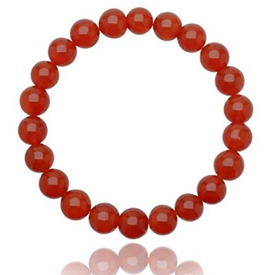 Unique Bracelet chakra cornaline pour homme et femme 8 mm En véritable pierre naturelle Pierres de guérison Yoga Méditation Unique Bracelet chakra cornaline pour homme et femme 8 mm En véritable pierre naturelle Pierres de guérison Yoga Méditation