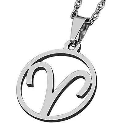 ZENSE Sterrenbeeld Ram heren hanger ZP0234 met 51cm ketting, Niet-edelmetaal, Zonder ZENSE Sterrenbeeld Ram heren hanger ZP0234 met 51cm ketting, Niet-edelmetaal, Zonder