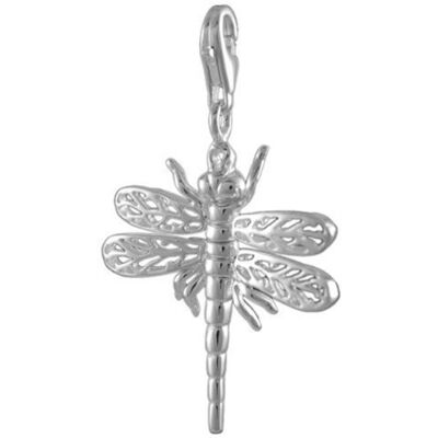 MELINA Bedels hanger "Libelle" sterling zilver 925, zonder steen, zilverkleurig, Zonder steen MELINA Bedels hanger "Libelle" sterling zilver 925, zonder steen, zilverkleurig, Zonder steen