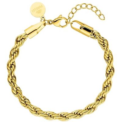 Purelei ® Vintage waterdichte armband voor dames, elegante en eenvoudige roestvrijstalen armband, cadeau voor dames, verstelbare lengte van 16 tot 19 cm Purelei ® Vintage waterdichte armband voor dames, elegante en eenvoudige roestvrijstalen armband, cadeau voor dames, verstelbare lengte van 16 tot 19 cm