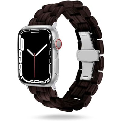 OneFlow Timber Strap heren houten schakelarmband met vouwsluiting klassieke iWatch houten armband OneFlow Timber Strap heren houten schakelarmband met vouwsluiting klassieke iWatch houten armband