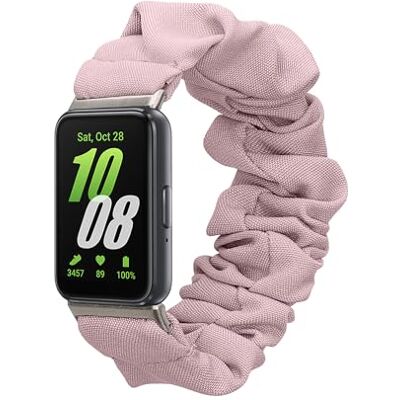 kwmobile Armband compatibel met Samsung Galaxy Fit 3, reservearmband met scrunchie-design voor fitnesstracker, lavendel kwmobile Armband compatibel met Samsung Galaxy Fit 3, reservearmband met scrunchie-design voor fitnesstracker, lavendel