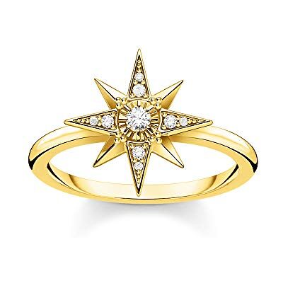 Thomas Sabo Damesring zilver TR2299-414-14, Edelmetaal, Zirkonium Thomas Sabo Damesring zilver TR2299-414-14, Edelmetaal, Zirkonium