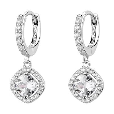 Brosway Damesoorbellen uit de Fancy Collection uit de Infinite White lijn. Oorbellen van gerhodineerd 925 zilver en witte zirkonia. De referentie is: FIW161 Brosway Damesoorbellen uit de Fancy Collection uit de Infinite White lijn. Oorbellen van gerhodineerd 925 zilver en witte zirkonia. De referentie is: FIW161