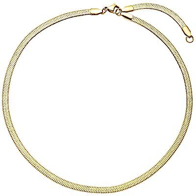 Purelei ® Ilalo Choker halsketting dames (goud, zilver en roségoud) van roestvrij staal (35/40 cm lengte, verstelbaar) waterdicht, Roestvrij staal Purelei ® Ilalo Choker halsketting dames (goud, zilver en roségoud) van roestvrij staal (35/40 cm lengte, verstelbaar) waterdicht, Roestvrij staal
