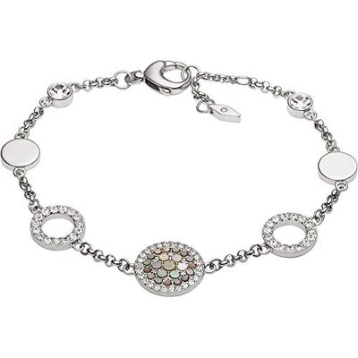 Fossil Damesarmband van roestvrij staal of halfedelsteen met kreeften- of schuifsluiting Fossil Damesarmband van roestvrij staal of halfedelsteen met kreeften- of schuifsluiting