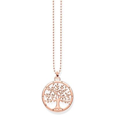 Thomas Sabo Halsketting Tree of Love 925 sterling zilver KE1660, Zilver, Geen edelsteen Thomas Sabo Halsketting Tree of Love 925 sterling zilver KE1660, Zilver, Geen edelsteen