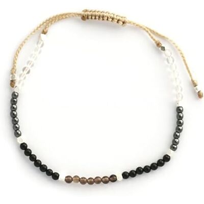 BALIPURA Handgemaakte helende armbanden met 7 kristallen chakra's voor vrouwen Elegante parelarmbanden Perfect voor vriendschap en genezing Kleine kralen van 2 mm, Zilver BALIPURA Handgemaakte helende armbanden met 7 kristallen chakra's voor vrouwen Elegante parelarmbanden Perfect voor vriendschap en genezing Kleine kralen van 2 mm, Zilver