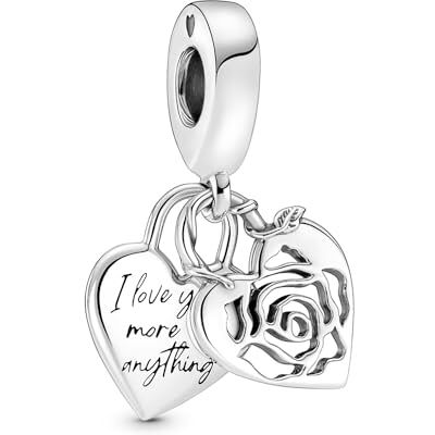 PANDORA Charm hanger "Hartvormige gordijnsluiting" zilver 790086C00 PANDORA Charm hanger "Hartvormige gordijnsluiting" zilver 790086C00
