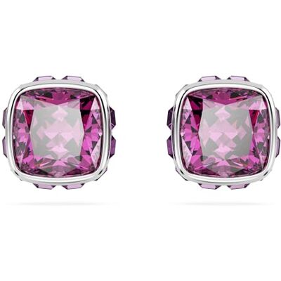 Swarovski Oorbellen voor geboortesteen, Eén maat, kristallen, rhodium plated, zirkonia, Geen edelsteen Swarovski Oorbellen voor geboortesteen, Eén maat, kristallen, rhodium plated, zirkonia, Geen edelsteen