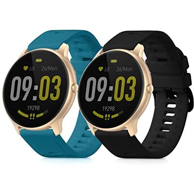 kwmobile Armband compatibel met AGPTEK LW11 armband, 2 x siliconen reservearmband voor fitnesstracker kwmobile Armband compatibel met AGPTEK LW11 armband, 2 x siliconen reservearmband voor fitnesstracker