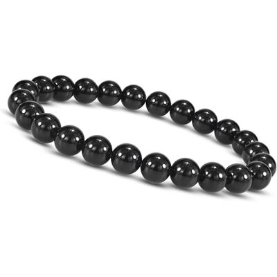 Unique Kid's Chakra-armband van zwarte onyx 8 mm Natuursteen Elastische armband Helende en energiesteen Handgemaakt Voor dames en heren Made in Germany Unique Kid's Chakra-armband van zwarte onyx 8 mm Natuursteen Elastische armband Helende en energiesteen Handgemaakt Voor dames en heren Made in Germany