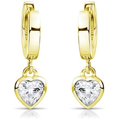 MATERIA by Matthias Wagner MATERIA SO-389 Oorbellen voor meisjes, 925 sterling zilver, zirkonia, 925 sterling zilver, Sterling zilver, zirkonia MATERIA by Matthias Wagner MATERIA SO-389 Oorbellen voor meisjes, 925 sterling zilver, zirkonia, 925 sterling zilver, Sterling zilver, zirkonia
