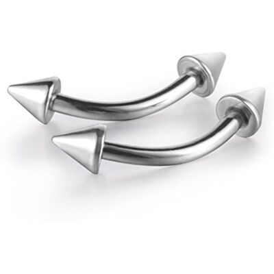 Feilok Stayoung Roestvrij stalen wenkbrauw-/tragus/lip/oorring/oorpiercing/oorpiercings, arcade-lichaamspiercing, 4 kleuren, Roestvrij staal, Zonder steen Feilok Stayoung Roestvrij stalen wenkbrauw-/tragus/lip/oorring/oorpiercing/oorpiercings, arcade-lichaamspiercing, 4 kleuren, Roestvrij staal, Zonder steen