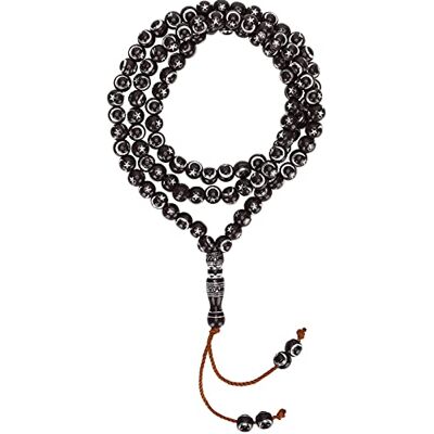 Buachois 99 Moslim Kralen Gebedskralen Armband, 49 cm Hars Unisex Mala Ketting Boeddhistische Stretch Armband Rozenkrans Cult Benodigdheden Accessoire Religieuze Rozenkrans Decor, Hars Buachois 99 Moslim Kralen Gebedskralen Armband, 49 cm Hars Unisex Mala Ketting Boeddhistische Stretch Armband Rozenkrans Cult Benodigdheden Accessoire Religieuze Rozenkrans Decor, Hars