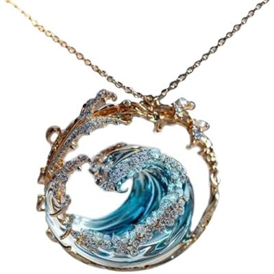 LaoSShu Oceaan sieraden, Ocean's Oath sieradenset, Boho Blue Ocean Wave ringen, kettingen en oorbellen, S925 Summer Wave zilveren sieradenverpakkingen, cadeau voor meisjes, moeder, vrouw, LaoSShu Oceaan sieraden, Ocean's Oath sieradenset, Boho Blue Ocean Wave ringen, kettingen en oorbellen, S925 Summer Wave zilveren sieradenverpakkingen, cadeau voor meisjes, moeder, vrouw,
