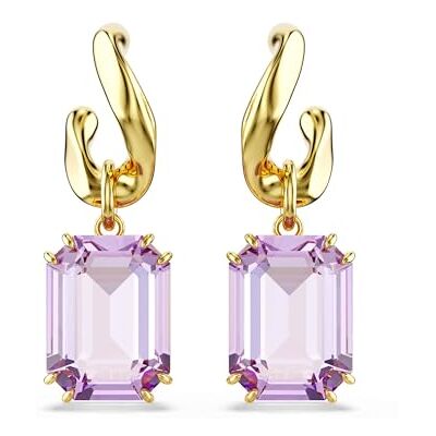 Swarovski Millenia 5694784 oorbellen paars, één maat, kristal, kubische zirkonia Swarovski Millenia 5694784 oorbellen paars, één maat, kristal, kubische zirkonia