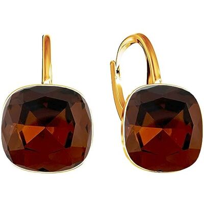 MŚ 1997 MENNICA ŚWIDNICKA SQUARE Damesoorbellen van 925 sterling zilver met zirkonia kristallen, 24 karaat vergulde sieraden voor vrouwen en meisjes, ideaal als cadeau, Sterling zilver, Kubieke zirkonia MŚ 1997 MENNICA ŚWIDNICKA SQUARE Damesoorbellen van 925 sterling zilver met zirkonia kristallen, 24 karaat vergulde sieraden voor vrouwen en meisjes, ideaal als cadeau, Sterling zilver, Kubieke zirkonia