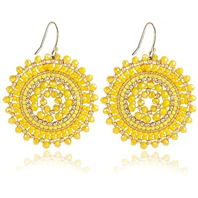 Elegance 11 designs Glasparel oorbellen voor dames, boho-stijl, strandoorbellen, Glas, Geen edelsteen Elegance 11 designs Glasparel oorbellen voor dames, boho-stijl, strandoorbellen, Glas, Geen edelsteen