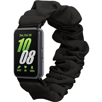 kwmobile Armband compatibel met Samsung Galaxy Fit 3, reservearmband voor fitnesstracker, zwart kwmobile Armband compatibel met Samsung Galaxy Fit 3, reservearmband voor fitnesstracker, zwart