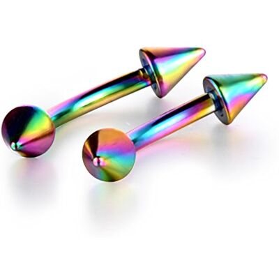 Feilok Stayoung Roestvrij stalen wenkbrauw-/tragus/lip/oorring/oorpiercing/oorpiercings, arcade-lichaamspiercing, 4 kleuren, Roestvrij staal, Zonder steen Feilok Stayoung Roestvrij stalen wenkbrauw-/tragus/lip/oorring/oorpiercing/oorpiercings, arcade-lichaamspiercing, 4 kleuren, Roestvrij staal, Zonder steen