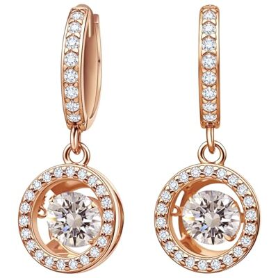 FEIKFEIZ Moissanite 0,8 kt dames lab moissaniet oorbellen 18k roségoud verguld modieuze oorbellen sieraden cadeau FEIKFEIZ Moissanite 0,8 kt dames lab moissaniet oorbellen 18k roségoud verguld modieuze oorbellen sieraden cadeau