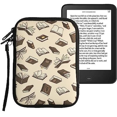 kwmobile Reader beschermhoes beschermhoes 17 x 12 x 2 cm voor e-reader van neopreen beige-bruin-goud kwmobile Reader beschermhoes beschermhoes 17 x 12 x 2 cm voor e-reader van neopreen beige-bruin-goud