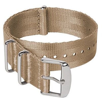Archer Watch Straps Hoogwaardige NATO nylon geweven veiligheidsband, robuuste horlogeband in militaire stijl, keuze uit kleuren en maten (18 mm, 20 mm, 22 mm) Archer Watch Straps Hoogwaardige NATO nylon geweven veiligheidsband, robuuste horlogeband in militaire stijl, keuze uit kleuren en maten (18 mm, 20 mm, 22 mm)