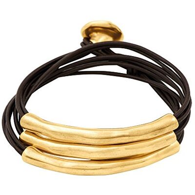 Uno de 50 Damesarmband verguld verguld leer 16 cm PUL0856MARORO0M, Goud, Niet van toepassing Uno de 50 Damesarmband verguld verguld leer 16 cm PUL0856MARORO0M, Goud, Niet van toepassing
