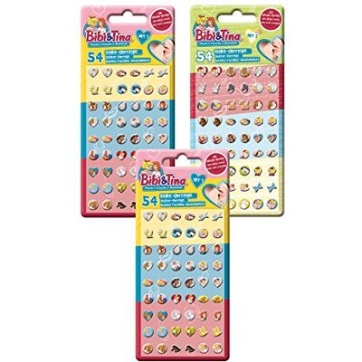 CRAZE Stickers BIBI & Tina zelfklevende oorbellen 3 stuks sieraden kinderen meisjes motief paardrijden oorbellen kind meisje 162 x oorbel zonder gat 14424 CRAZE Stickers BIBI & Tina zelfklevende oorbellen 3 stuks sieraden kinderen meisjes motief paardrijden oorbellen kind meisje 162 x oorbel zonder gat 14424