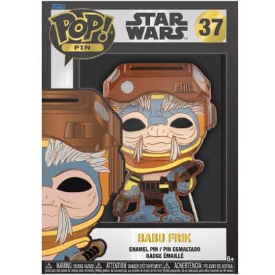Funko Pop! Large Enamel Pin Star Wars: Babu Fink FrikPin in email Leuke Fantasie Broche om te verzamelen Voor Rugzakken en Tassen Cadeau-idee Officiële Producten Funko Pop! Large Enamel Pin Star Wars: Babu Fink FrikPin in email Leuke Fantasie Broche om te verzamelen Voor Rugzakken en Tassen Cadeau-idee Officiële Producten