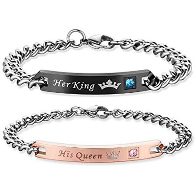 COAI Bijpassende roestvrijstalen armbanden voor koppels COAI Bijpassende roestvrijstalen armbanden voor koppels