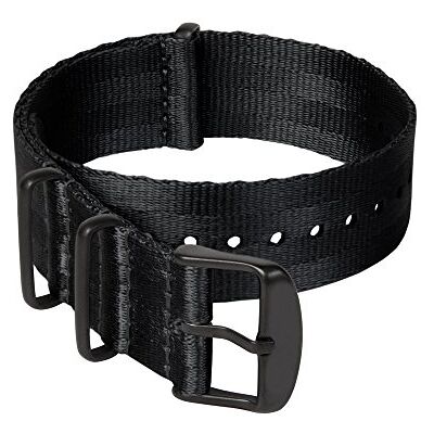 Archer Watch Straps Hoogwaardige NATO nylon geweven veiligheidsband, robuuste horlogeband in militaire stijl, keuze uit kleuren en maten (18 mm, 20 mm, 22 mm) Archer Watch Straps Hoogwaardige NATO nylon geweven veiligheidsband, robuuste horlogeband in militaire stijl, keuze uit kleuren en maten (18 mm, 20 mm, 22 mm)