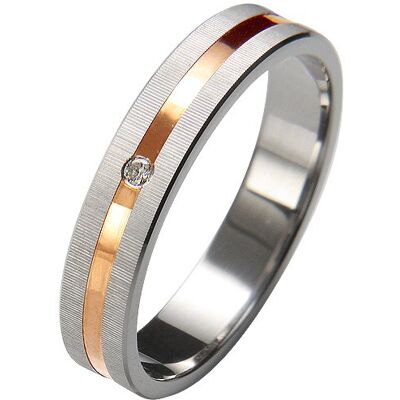 Trauringe Liebe hoch zwei Liebe² 0405091121B550 Damestrouwring Palladium Diamant, Steen, Diamant, Van steen, Diamant Trauringe Liebe hoch zwei Liebe² 0405091121B550 Damestrouwring Palladium Diamant, Steen, Diamant, Van steen, Diamant