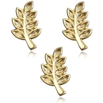 BOBIJOO JEWELRY Set van 3 Pins Acaciatak Vrijmetselaar Goud Goud BOBIJOO JEWELRY Set van 3 Pins Acaciatak Vrijmetselaar Goud Goud