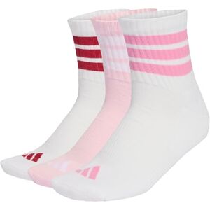 Adidas 3 Stripes Cushioned Sportswear Mid Cut Sokken, 3 paar sokken, uniseks Adidas 3 Stripes Cushioned Sportswear Mid Cut Sokken, 3 paar sokken, uniseks