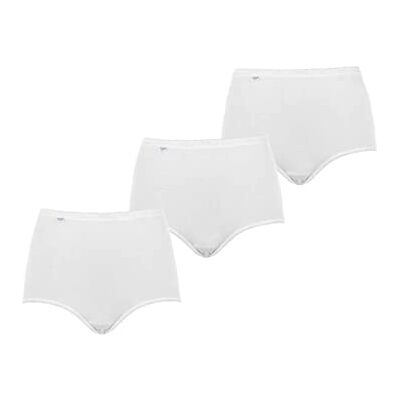 Sloggi Basic+ Maxi Damesslip (3 stuks), Wit 40 Sloggi Basic+ Maxi Damesslip (3 stuks), Wit 40