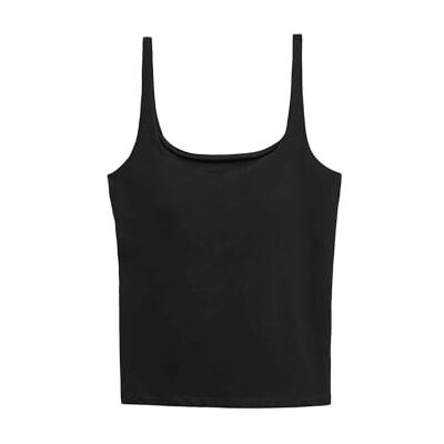 Marks & Spencer Secret Support™ Tanktop voor dames, rijk aan katoen, met stretch 40 Marks & Spencer Secret Support™ Tanktop voor dames, rijk aan katoen, met stretch 40