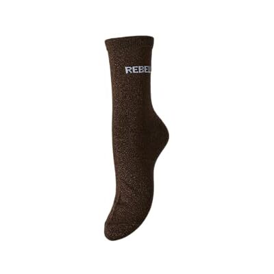 PIECES Pcsebby Lange Glitter Statement Sock Fc Pcsebby FC lange glittersokken voor dames (1 stuk), Hot Fudge, Eén maat Eén maat PIECES Pcsebby Lange Glitter Statement Sock Fc Pcsebby FC lange glittersokken voor dames (1 stuk), Hot Fudge, Eén maat Eén maat